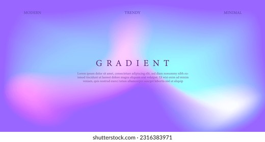 Abstract color gradient, modern blurred background and texture, template with an elegant design concept, minimal style composition, Trendy Gradient  for your graphic design