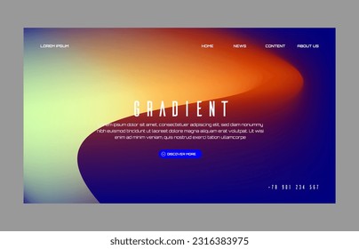 Abstract color gradient, modern blurred background and texture, template with an elegant design concept, minimal style composition, Trendy Gradient  for your graphic design