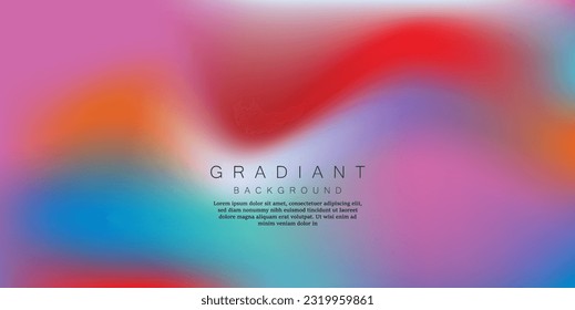 Gradiente de color abstracto, fondo borroso moderno y textura de grano de película, plantilla con un concepto de diseño elegante, composición de estilo mínimo, textura de gradiente de moda para su diseño gráfico.