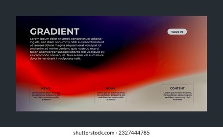 Abstract color gradient, modern blurred background and film grain texture, template with an elegant design concept, minimal style composition, Trendy Gradient grainy texture for your graphic design