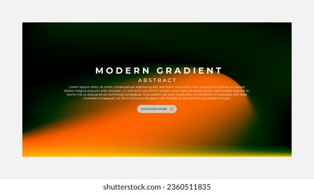 Gradiente de color abstracto de fondo borroso moderno y plantilla de textura de grano de película con un elegante