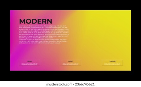 Abstract color gradient modern blurred background and film grain texture template with an elegant	