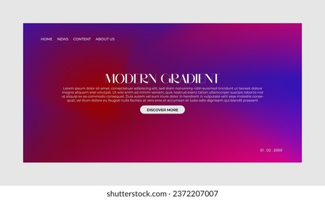 Abstract color gradient modern blurred background and film grain texture template with an elegant	