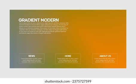 Abstract color gradient modern blurred background and film grain texture template with an elegant	