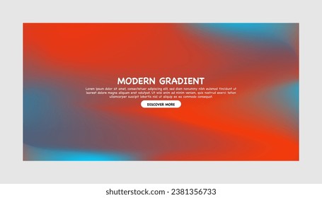 Abstract color gradient modern blurred background and film grain texture template with an elegant