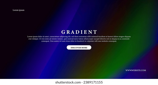 Abstract color gradient modern blurred background and film grain texture template with an elegant	
