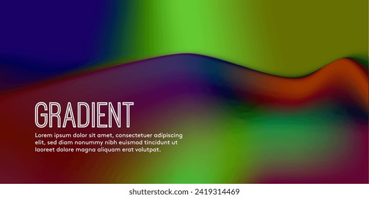 Abstract color gradient, modern blurred background and film grain texture, template with an elegant design concept, minimal style composition, Trendy Gradient grainy texture for your graphic design