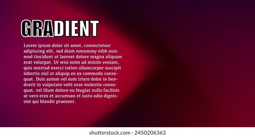 Abstract color gradient, modern blurred background and film grain texture, template with an elegant design concept, minimal style composition, Trendy Gradient grainy texture for your graphic design