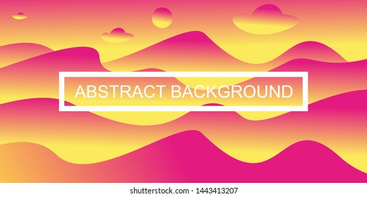 Abstract color gradient paper art illustration. Contrast colors. Vector design layout for banners presentations, flyers, posters and invitations