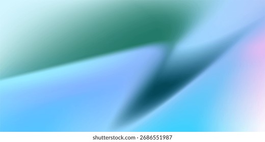 Abstract Color Gradient With Soft Blur Across Green, Blue, And Pink Tones For Modern Design Backgrounds
