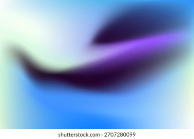 Abstrakter Farbverlauf mit weicher Unschärfe in Blau- und Lilatönen für moderne Design-Hintergründe Bannervorlage und Poster
