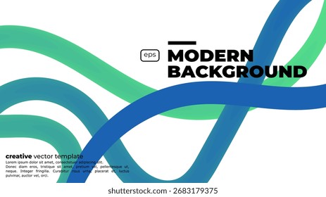 Conjunto de Formas de remolino de degradado de color Abstractas. Vector gráfico con líneas onduladas en Colores azules. Patrón de onda de fluido colorido. Elemento de diseño ondulado. Forma ondulada con gradiente colorido. Ilustración vectorial.