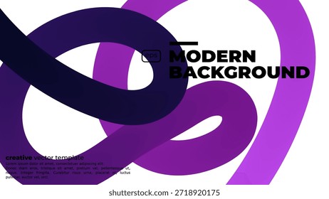 Abstract Color Gradient Swirl Shapes Set. Vector Graphic with Wavy Lines in Blue Colors. Colorful Fluid Wave Pattern. Squiggly Design Element.Wavy shape with Colorful gradient. Vector illustration.
