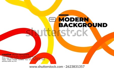 Abstract Color Gradient Swirl Shapes Set. Vector Graphic with Wavy Lines in Blue Colors. Colorful Fluid Wave Pattern. Squiggly Design Element.Wavy shape with Colorful gradient. Vector illustration.