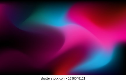 Abstract color gradient wave design modern futuristic background vector illustration.