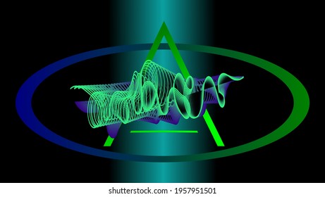 abstract color graphic drawing. size 3863x2165 on a black background. 