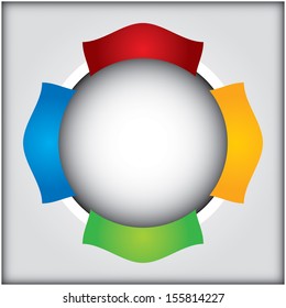 Abstract color graphics, about innovative idea 