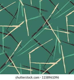 Abstract Color Grunge Background with Scribbled Stripes.