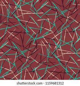 Abstract Color Grunge Background with Scribbled Stripes.