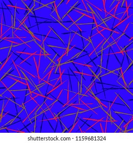 Abstract Color Grunge Background with Scribbled Stripes.