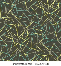 Abstract Color Grunge Background with Scribbled Stripes.