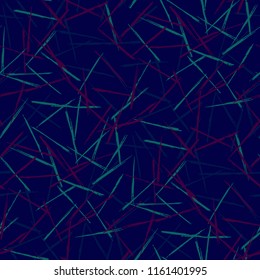 Abstract Color Grunge Background with Scribbled Stripes.