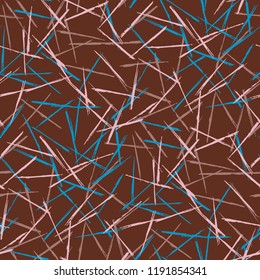 Abstract Color Grunge Background with Scribbled Stripes.