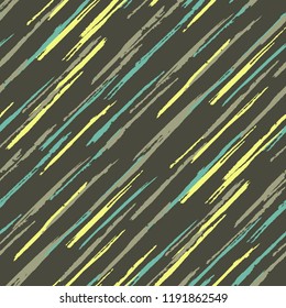 Abstract Color Grunge Background with Scribbled Stripes.