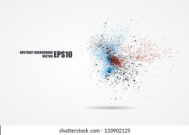 Abstract color grunge banner