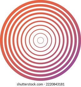 Color abstracto de la ilustración del logotipo de medio tono en un estilo moderno y mínimo aislado en el fondo