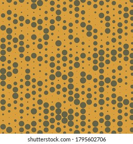 Abstract Color Halftone Dots generative art background illustration