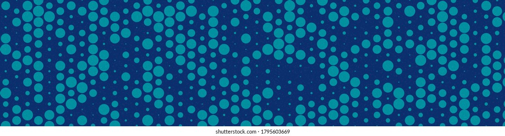 Abstract Color Halftone Dots generative art background illustration