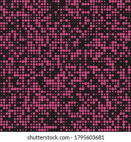 Abstract Color Halftone Dots generative art background illustration