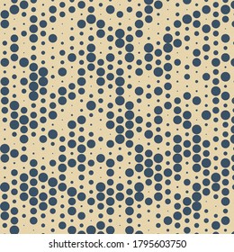 Abstract Color Halftone Dots generative art background illustration