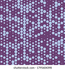 Resumen Color Halftone Dots ilustración de fondo de arte generativo