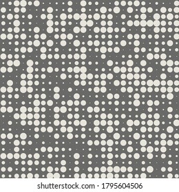 Abstract Color Halftone Dots generative art background illustration