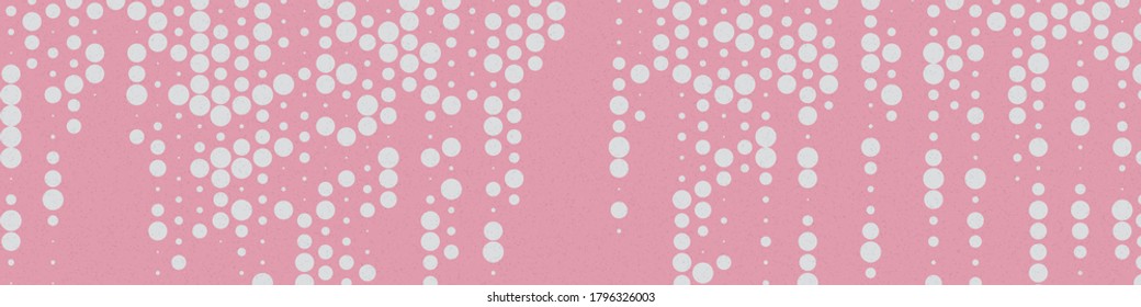 Abstract Color Halftone Dots generative art background illustration