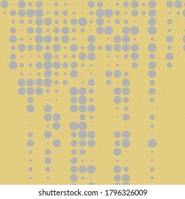Abstract Color Halftone Dots generative art background illustration