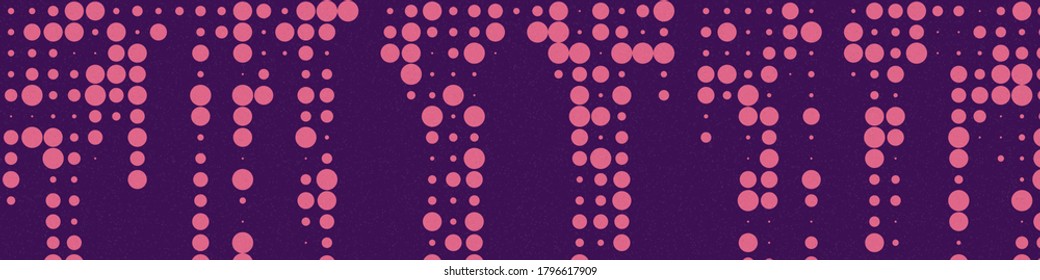 Resumen Color Halftone Dots ilustración de fondo de arte generativo
