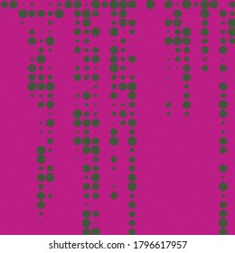 Abstract Color Halftone Dots generative art background illustration
