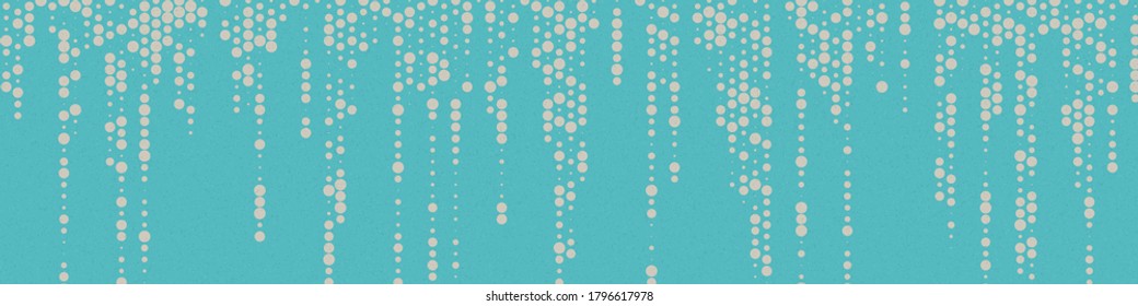 Abstract Color Halftone Dots generative art background illustration