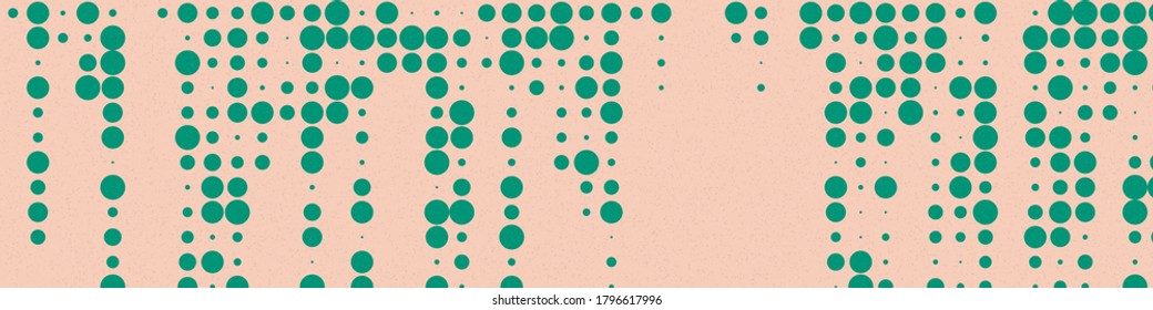 Abstract Color Halftone Dots generative art background illustration