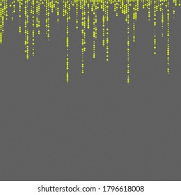 Abstract Color Halftone Dots generative art background illustration