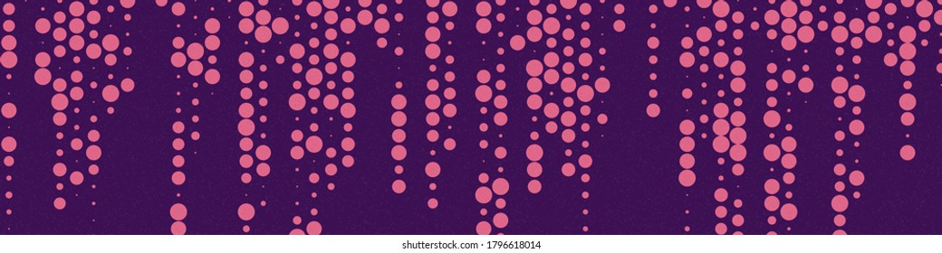 Abstract Color Halftone Dots generative art background illustration