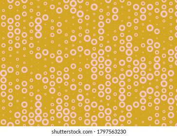Abstract Color Halftone Dots generative art background illustration