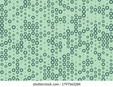 Abstract Color Halftone Dots generative art background illustration