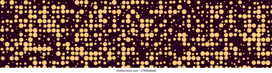 Abstract Color Halftone Dots generative art background illustration