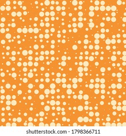 Abstract Color Halftone Dots generative art background illustration