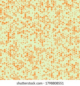 Abstract Color Halftone Dots generative art background illustration