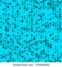 Abstract Color Halftone Dots generative art background illustration